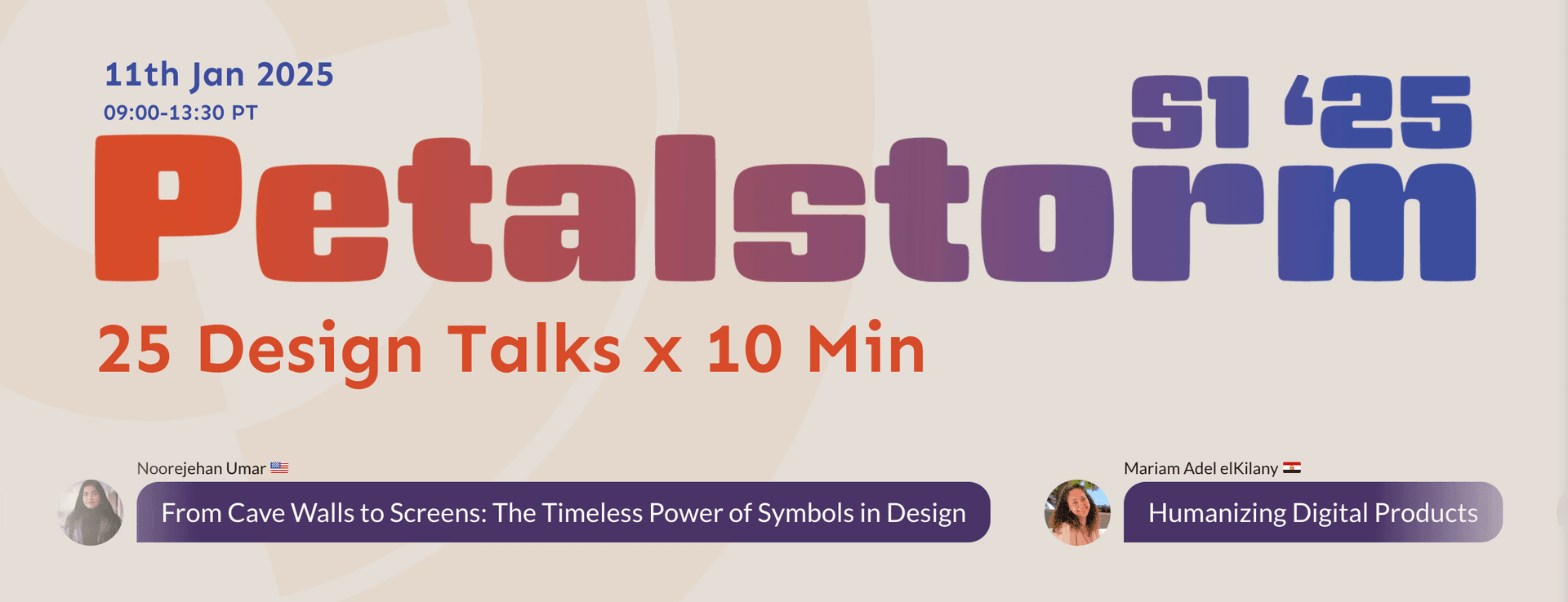 Petalstorm Design Talks